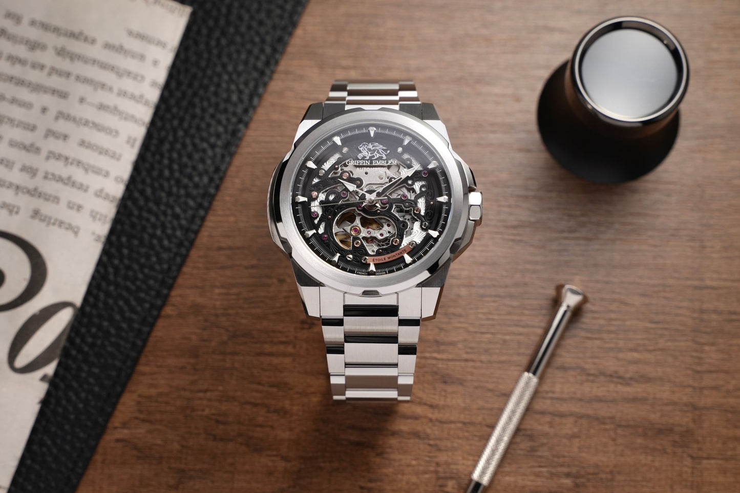 GRIFFIN EMBLEM Stainless Steel Bracelet